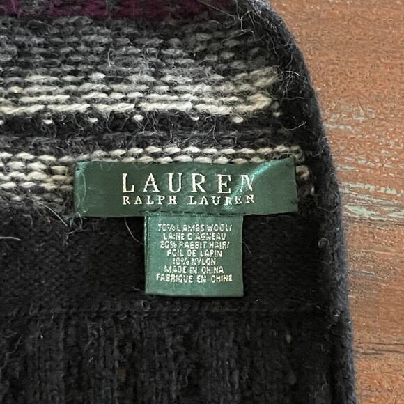 Ralph Lauren LambsWool & Rabbit Hair Women's Scarf - Picture 4 of 7